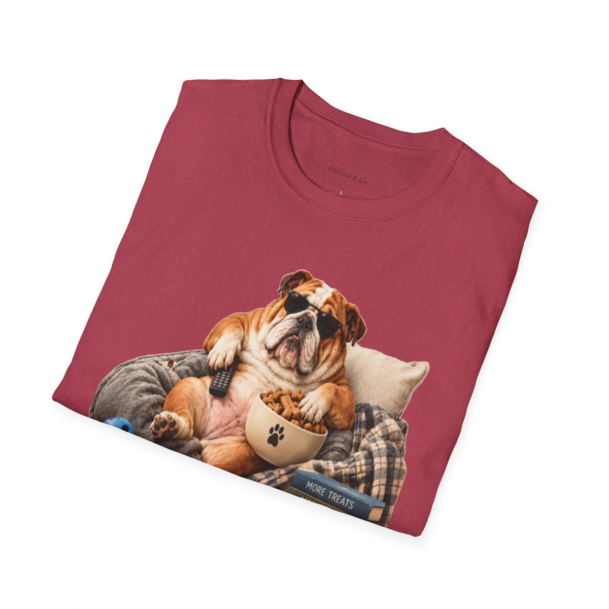 Bulldog Lounge T-Shirt — "I do what I want" Cute Dog Graphic Tee