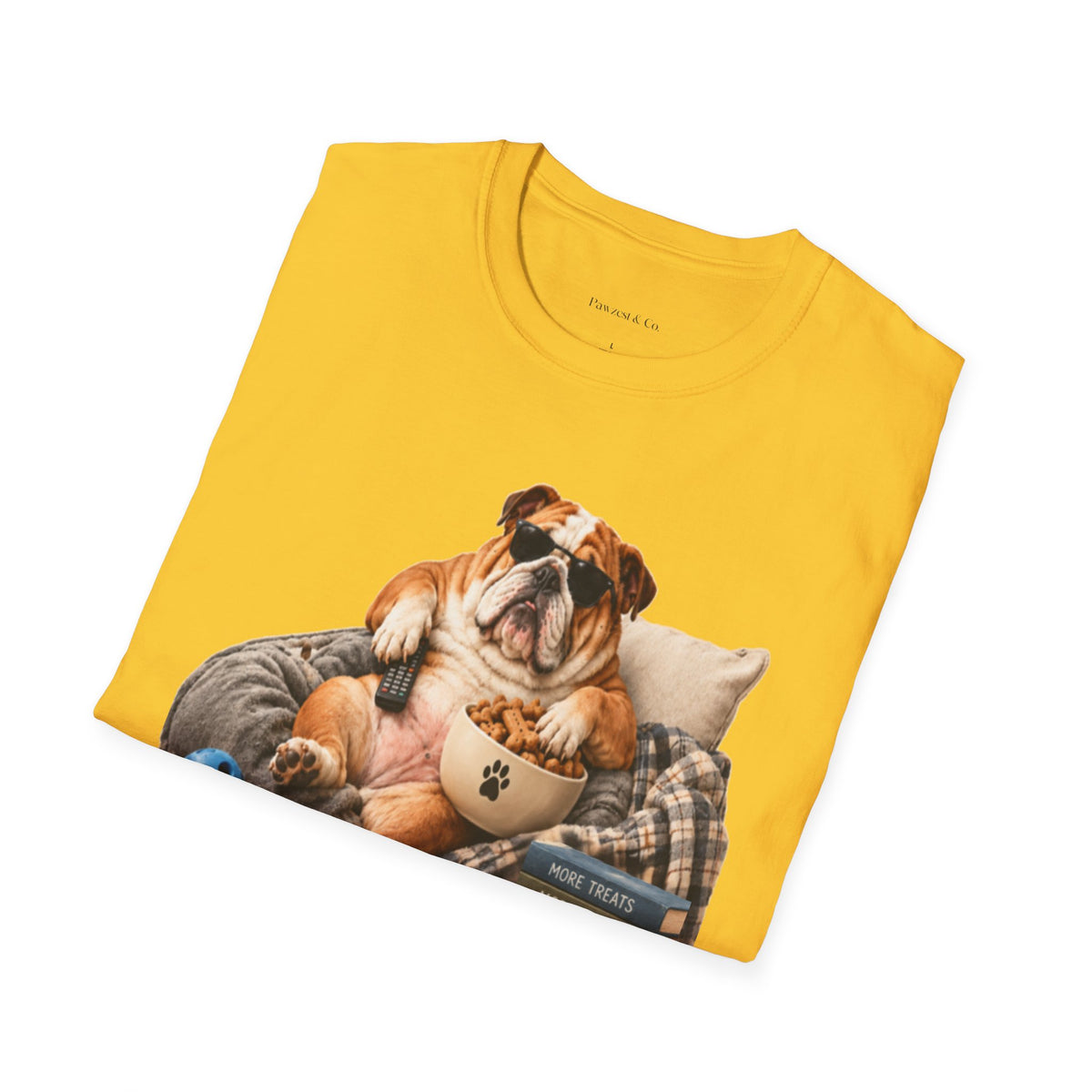 Bulldog Lounge T-Shirt — "I do what I want" Cute Dog Graphic Tee