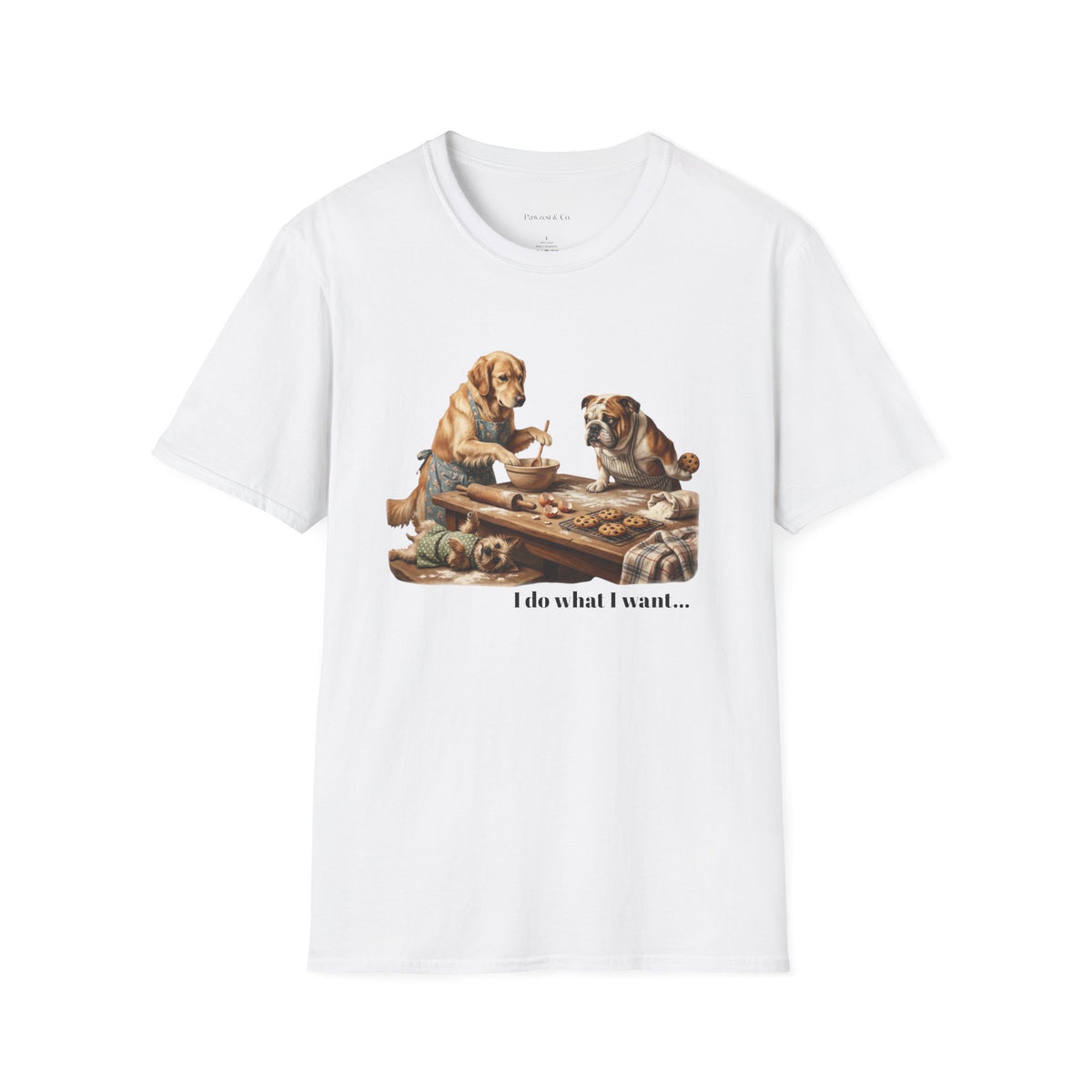 Dog Lovers T‑Shirt — Vintage Hunting Dogs "I do what I want..." Graphic Tee
