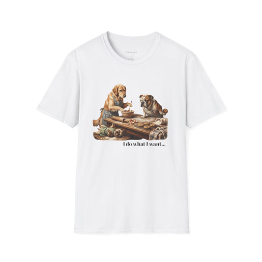 Dog Lovers T‑Shirt — Vintage Hunting Dogs "I do what I want..." Graphic Tee