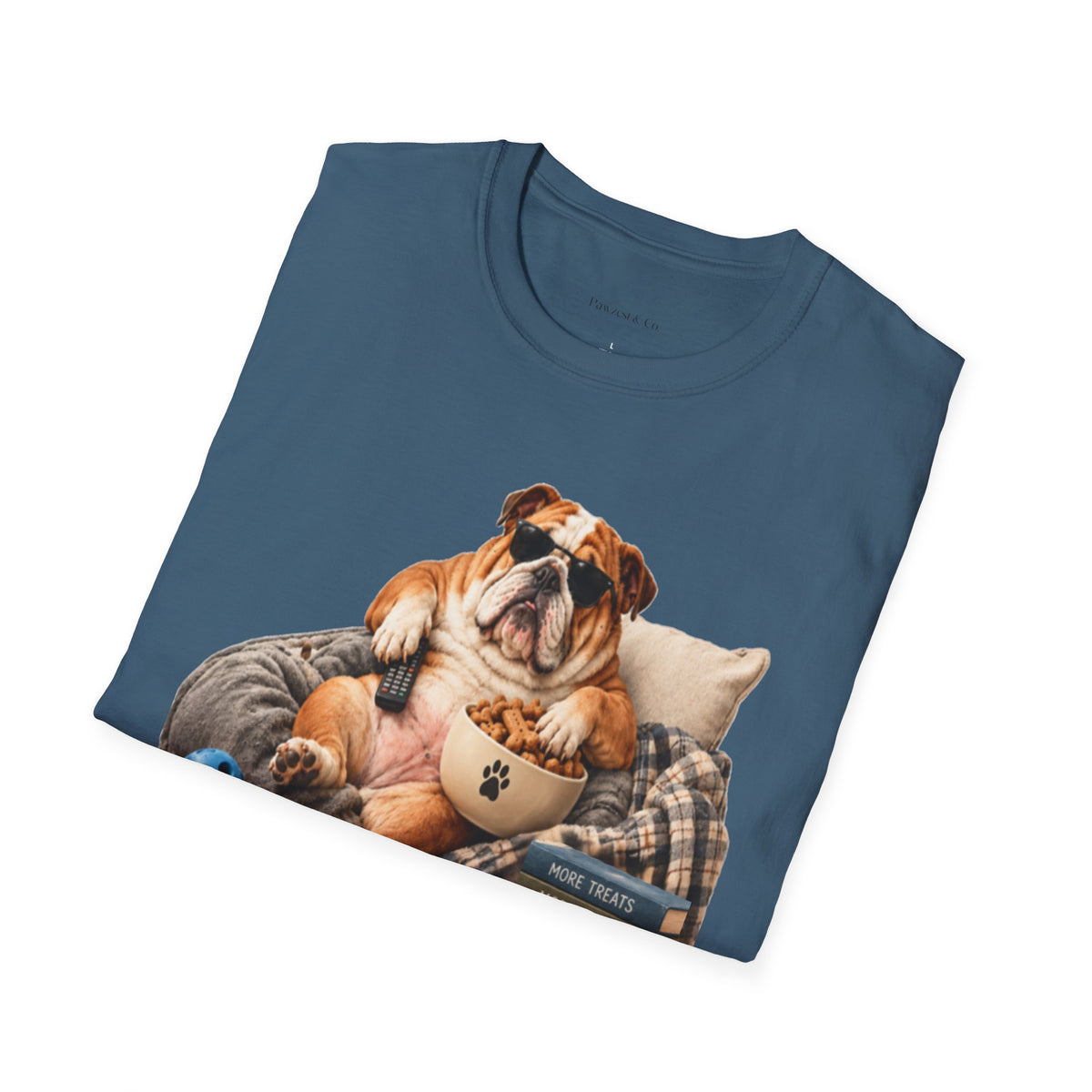 Bulldog Lounge T-Shirt — "I do what I want" Cute Dog Graphic Tee