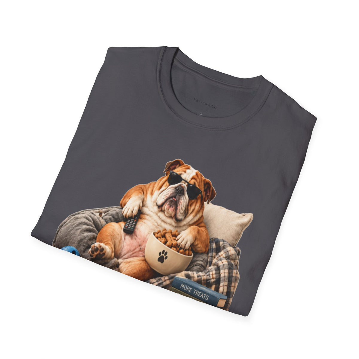 Bulldog Lounge T-Shirt — "I do what I want" Cute Dog Graphic Tee