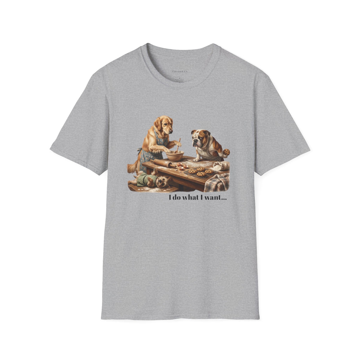 Dog Lovers T‑Shirt — Vintage Hunting Dogs "I do what I want..." Graphic Tee