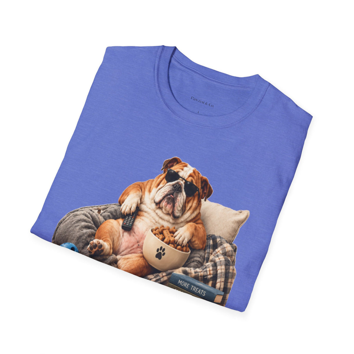 Bulldog Lounge T-Shirt — "I do what I want" Cute Dog Graphic Tee