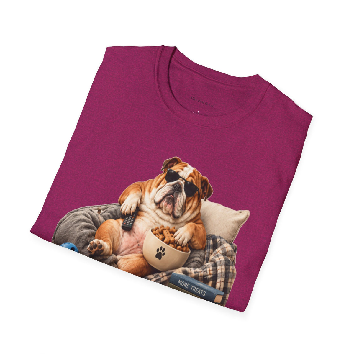 Bulldog Lounge T-Shirt — "I do what I want" Cute Dog Graphic Tee