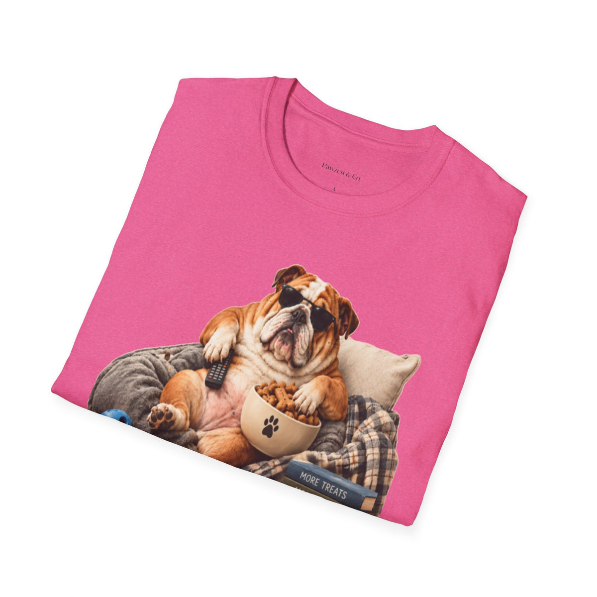 Bulldog Lounge T-Shirt — "I do what I want" Cute Dog Graphic Tee