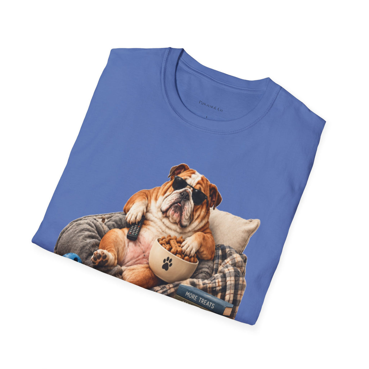 Bulldog Lounge T-Shirt — "I do what I want" Cute Dog Graphic Tee