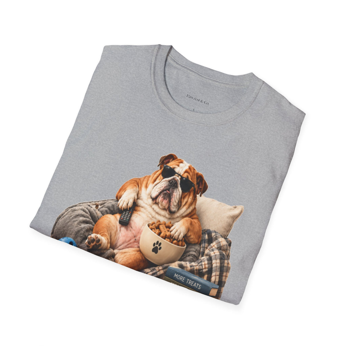 Bulldog Lounge T-Shirt — "I do what I want" Cute Dog Graphic Tee