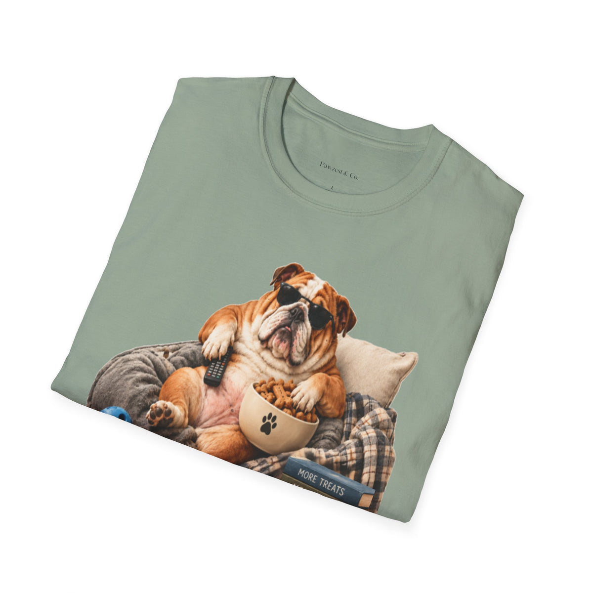 Bulldog Lounge T-Shirt — "I do what I want" Cute Dog Graphic Tee