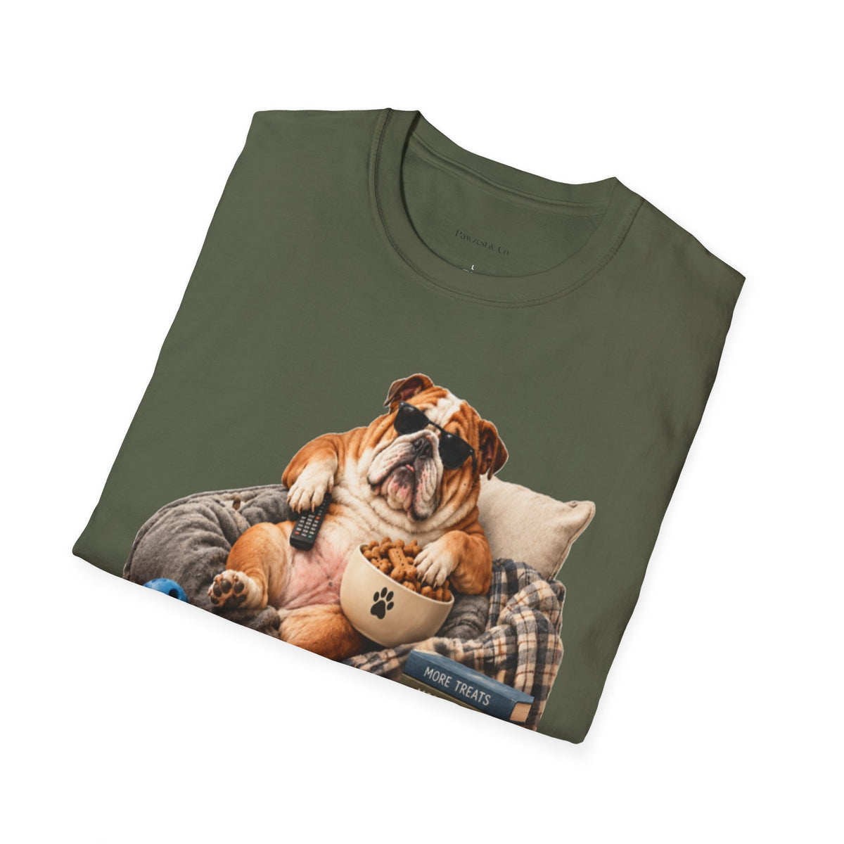 Bulldog Lounge T-Shirt — "I do what I want" Cute Dog Graphic Tee