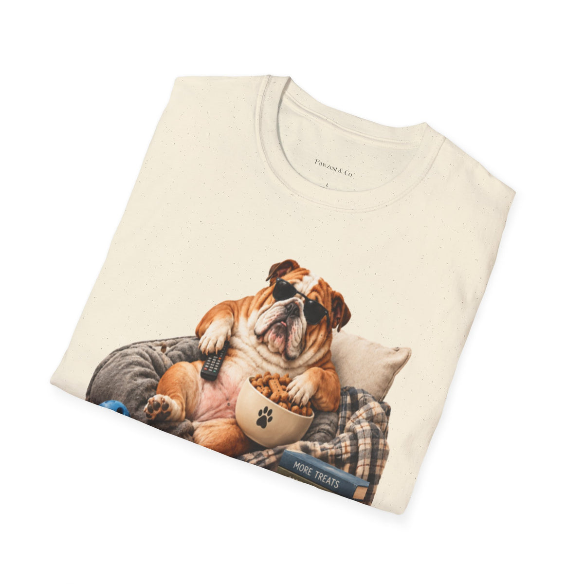 Bulldog Lounge T-Shirt — "I do what I want" Cute Dog Graphic Tee