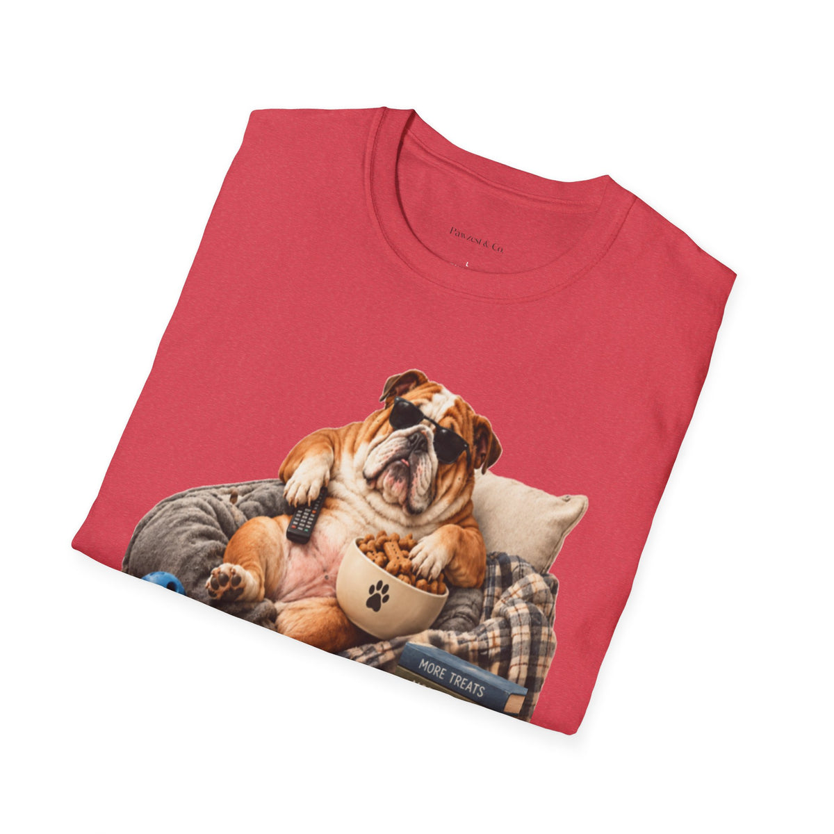 Bulldog Lounge T-Shirt — "I do what I want" Cute Dog Graphic Tee