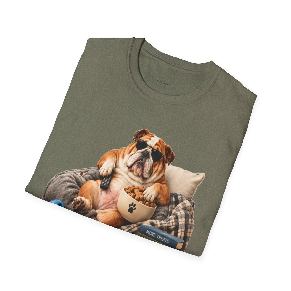 Bulldog Lounge T-Shirt — "I do what I want" Cute Dog Graphic Tee