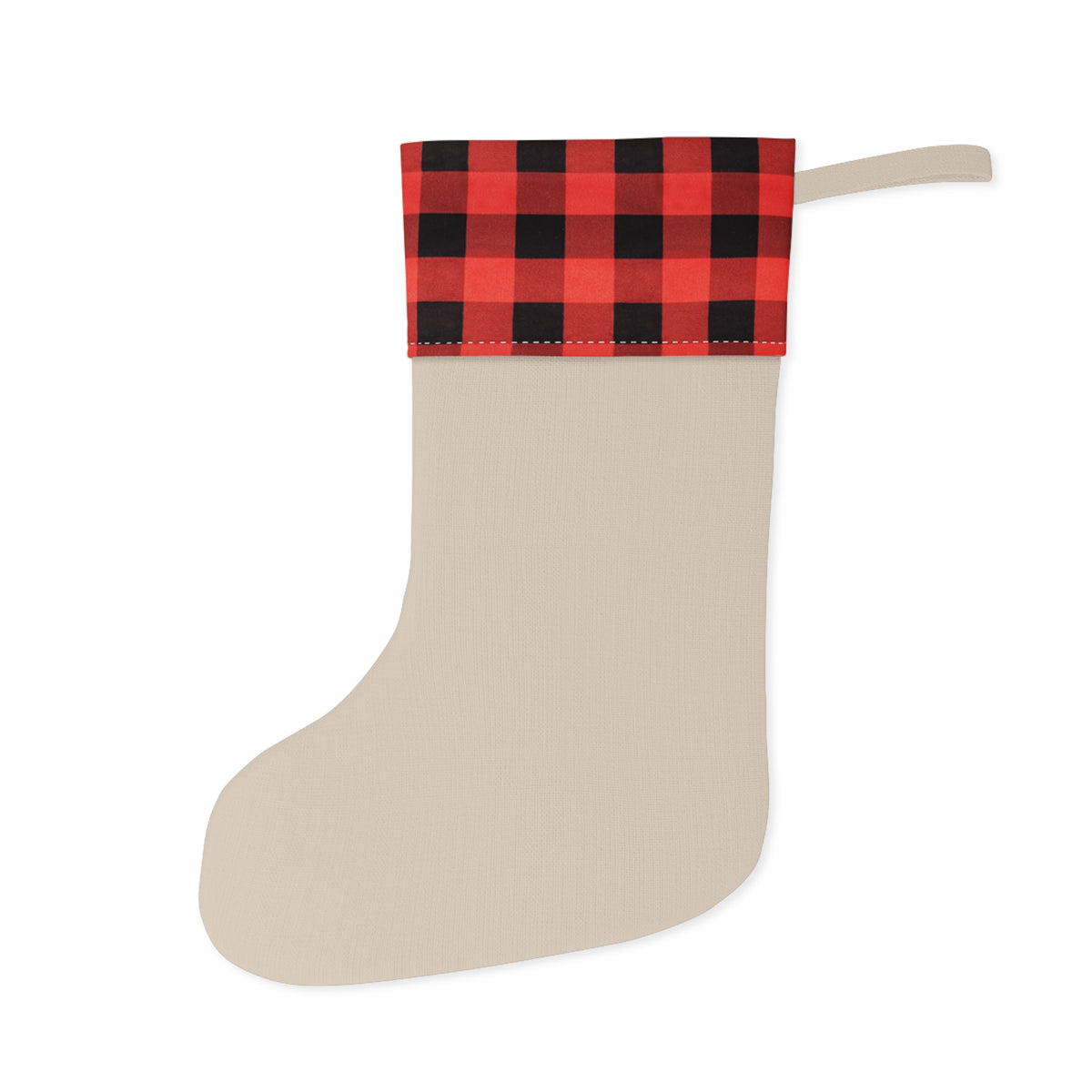 Personalized Dog Christmas Stocking - Custom Name Paw Print Holiday Decor