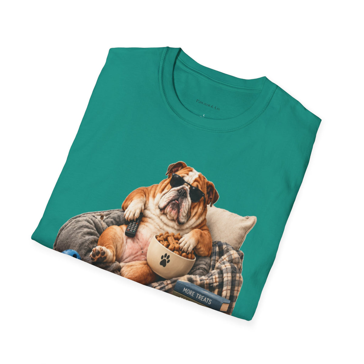 Bulldog Lounge T-Shirt — "I do what I want" Cute Dog Graphic Tee