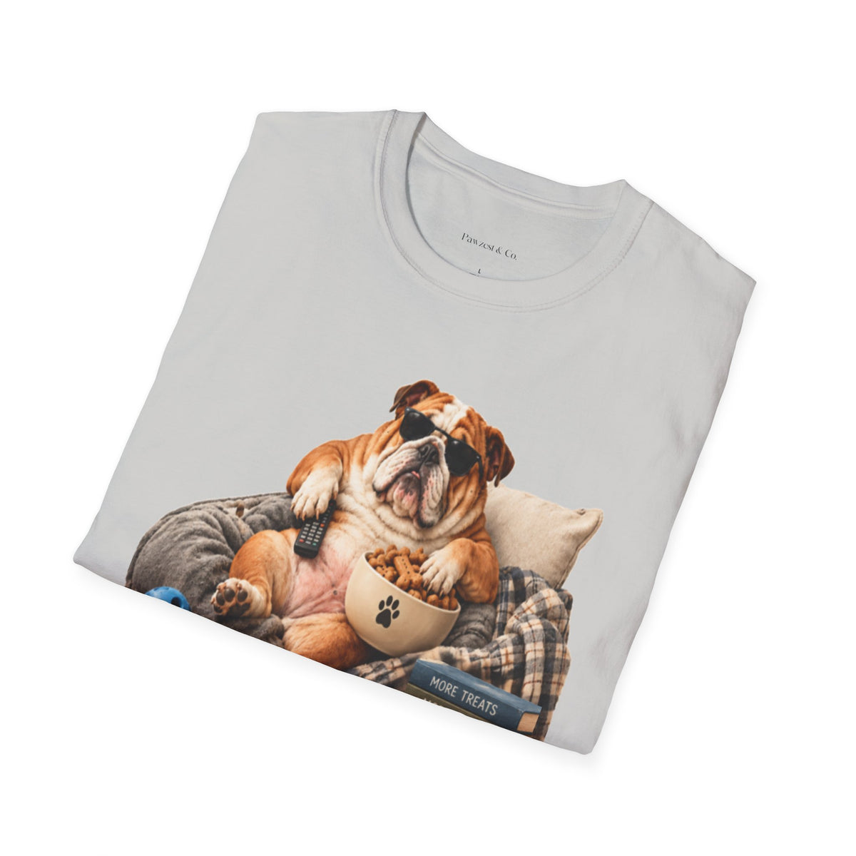 Bulldog Lounge T-Shirt — "I do what I want" Cute Dog Graphic Tee