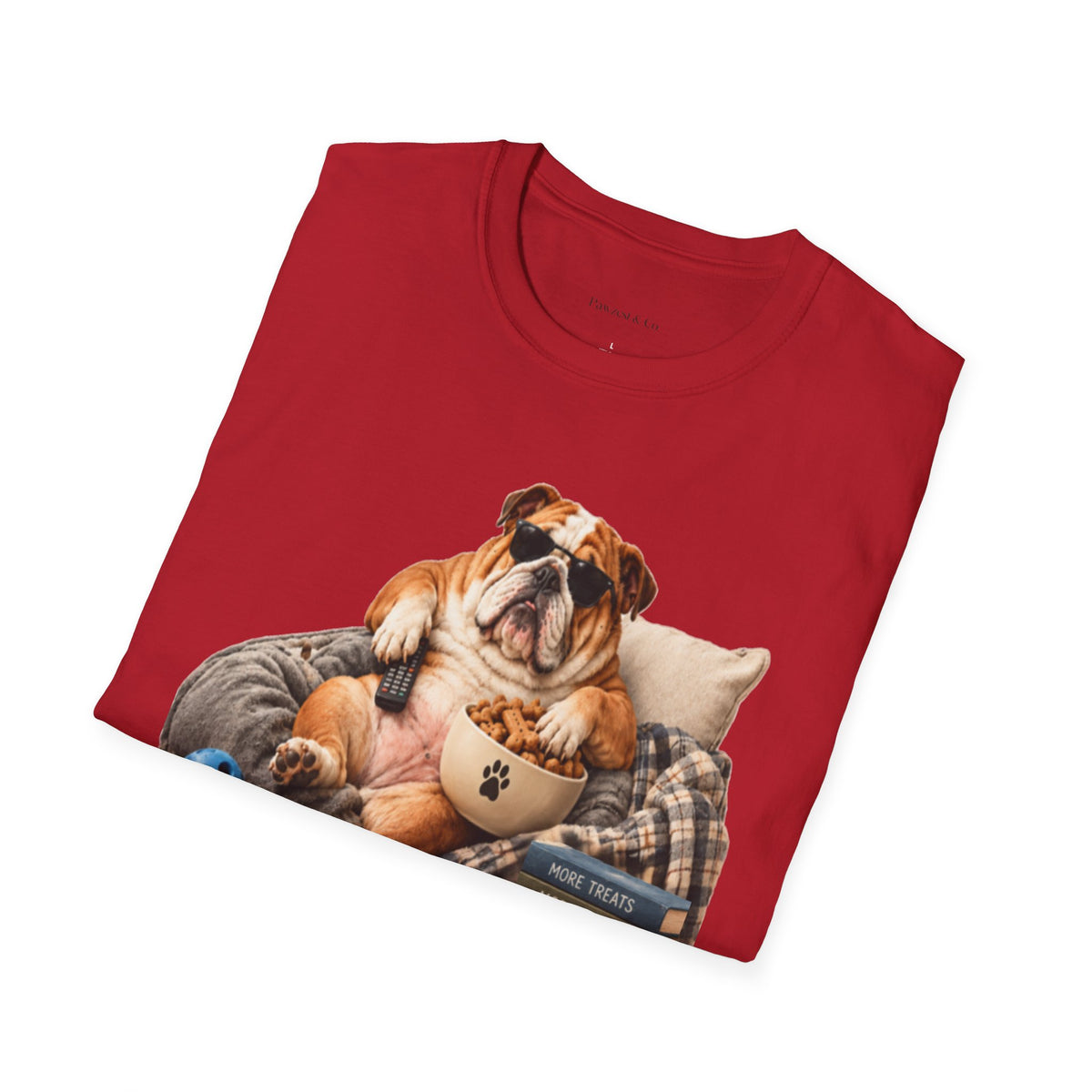 Bulldog Lounge T-Shirt — "I do what I want" Cute Dog Graphic Tee