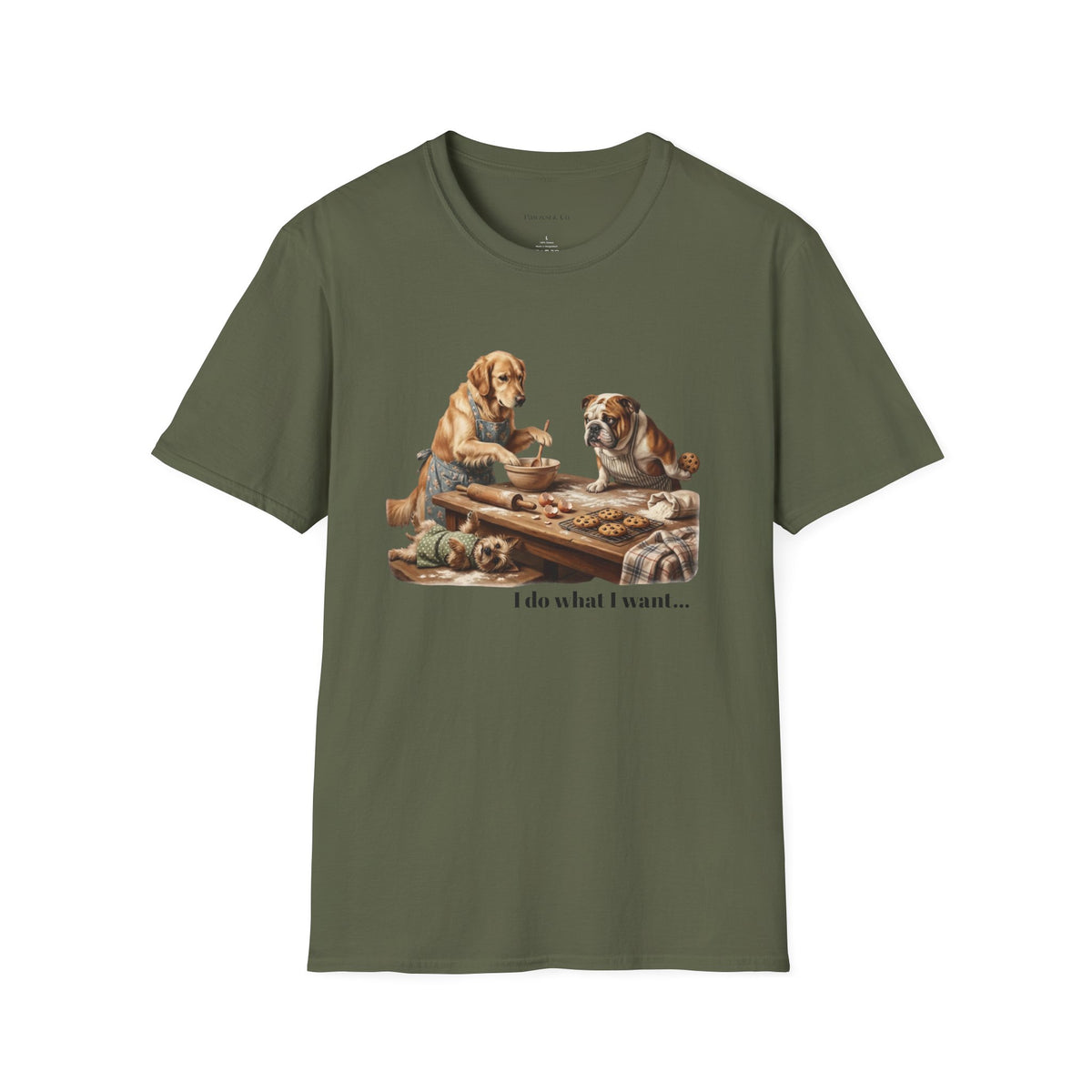Dog Lovers T‑Shirt — Vintage Hunting Dogs "I do what I want..." Graphic Tee