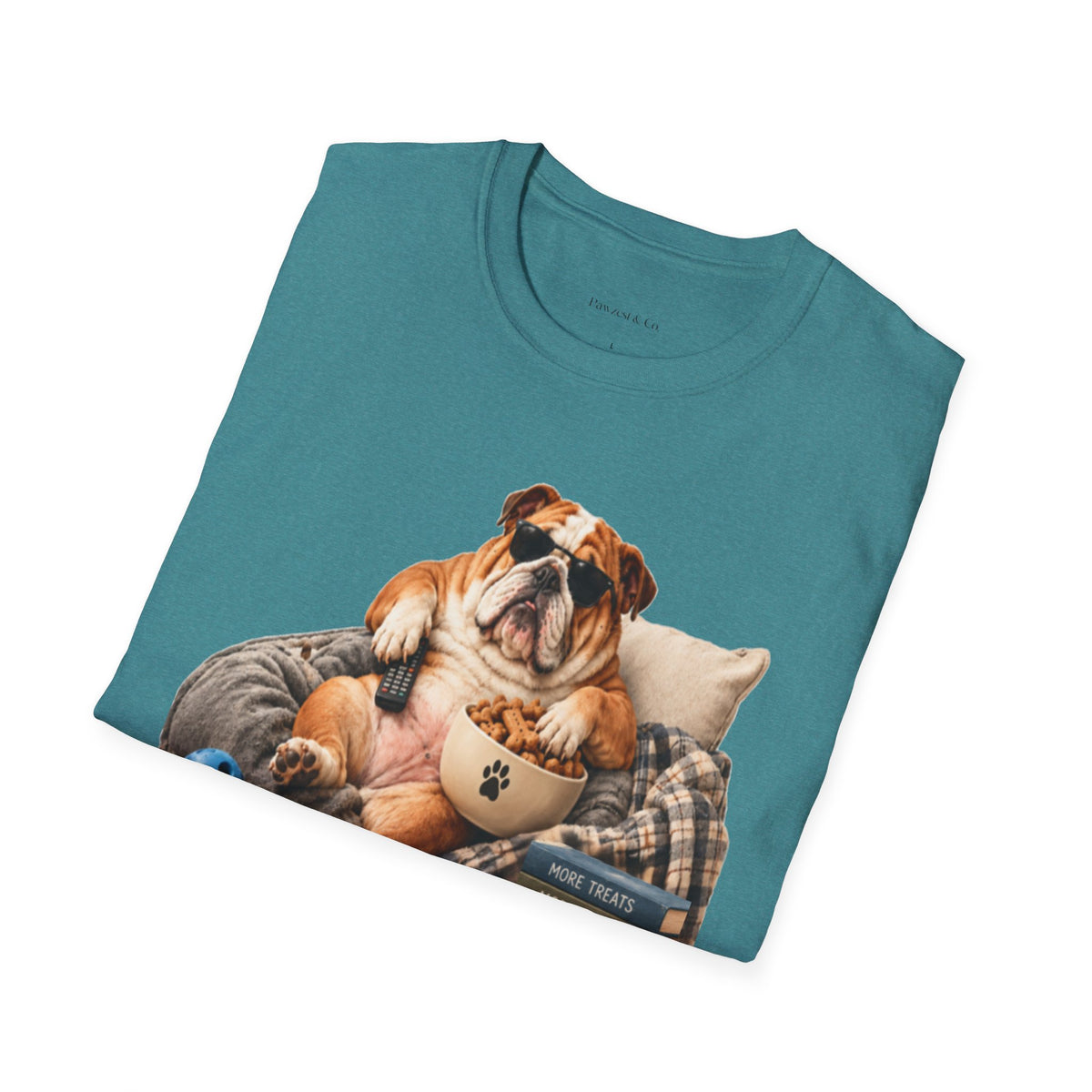 Bulldog Lounge T-Shirt — "I do what I want" Cute Dog Graphic Tee